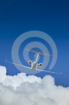 Private Jet inflight