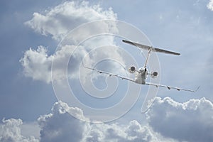 Private Jet inflight