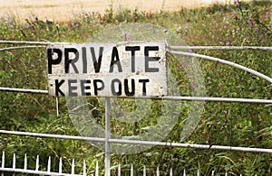 Private, Keep Out