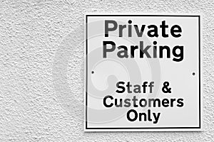 Private parking