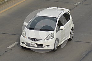 Private Pickup car Honda Jazz.