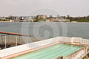 Private pool on the Mombasa River