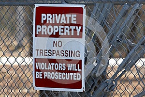 Private Property