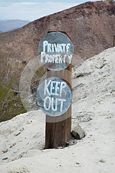 Private property, keep out