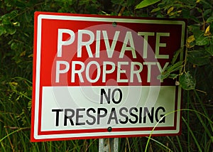 Private Property Sign