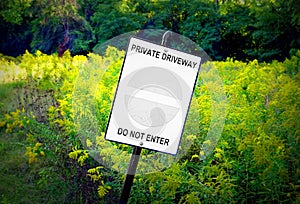 Private Property Sign