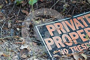 Private Property Sign