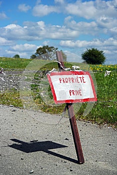 Private Property Sign