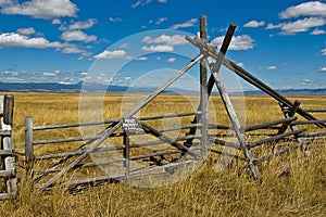 Private Ranch Gate