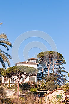 Private residence on Arcidosso seacoast, Toscany, Italy, sunny morning