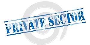 Private sector blue stamp