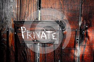 Private Sign