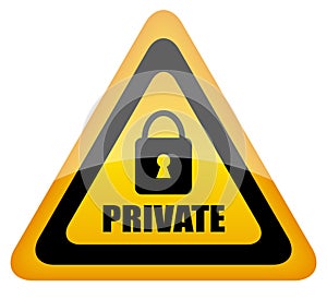 Private sign