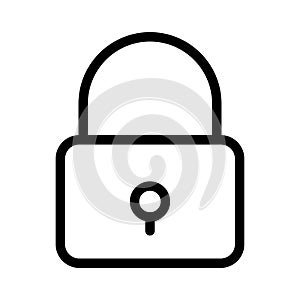 Private thin line vector icon
