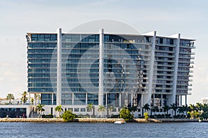 Prive Island modern architecture Aventura FL residential building photo