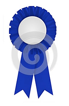 Prized Blue ribbon prize rosette