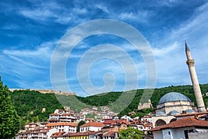 Prizren, Kosovo view with Fortress