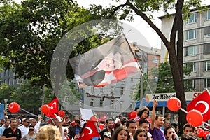 Pro Erdogan demonstration in Munich, Germany