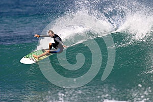 Pro Surfer Shane Beschen Surfing in Hawaii