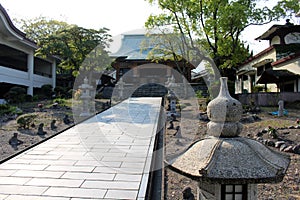 Opustený japonec budhistické chrám tzv 