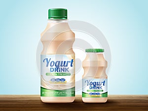 Probiotic or yogurt drink package