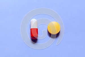 Probiotics and antibiotic pills