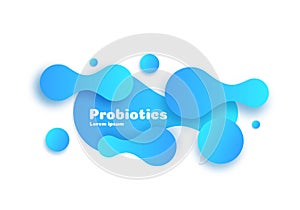 Probiotics bacteria vector design.