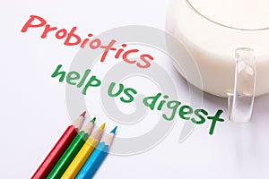 Probiotics help us digest