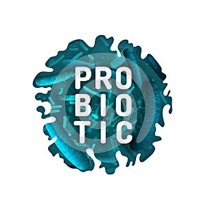 Probiotics and prebiotics concept