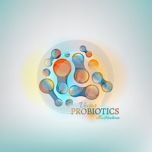 Probiotics and prebiotics photo