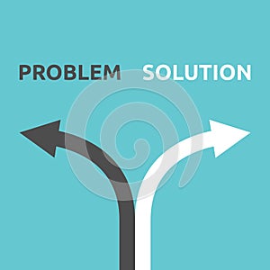 Problem and solution arrows