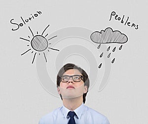 Problem and solution sign