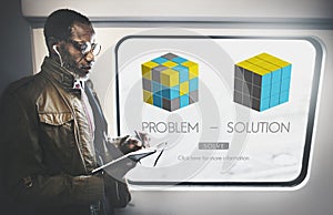 Problem Solution Strategy Trouble Difficulty Ideas Concept