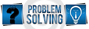 Problem Solving Blue Banner