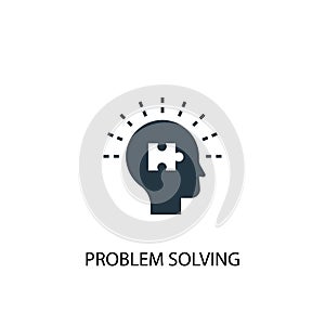 Problem solving icon. Simple element