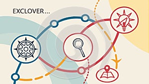 Problem solving and innovation, analytical thinking, solution process, vector design Generative AI