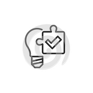 Problem Solving line icon