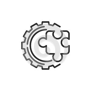 Problem Solving line icon