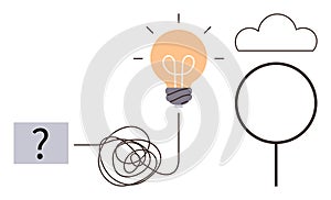 Problem-Solving Process Leading to Bright Ideas and Creative Solutions