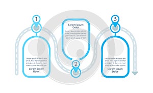 Problem-solving process vector infographic template