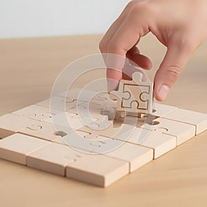 Puzzle Block For Business