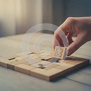 Puzzle Block For Business