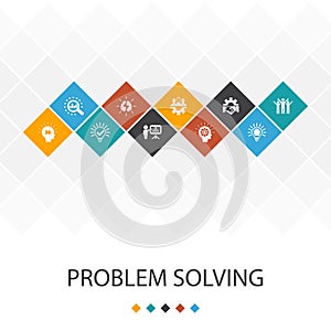 Problem solving trendy UI template