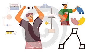 Problem-Solving with Workflow Diagrams and Team Collaboration in Concept Development