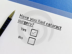 Problem about surgical procedure