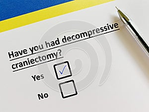 Problem about surgical procedure