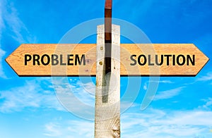 Problem versus Solution messages, Problems solving conceptual image