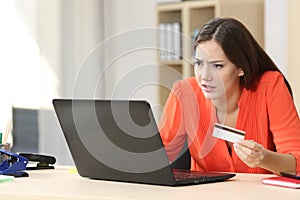 Problems buying online with credit card