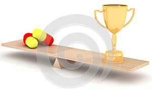 Problems of a dope in sports.