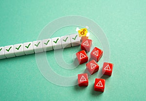 Problems and malfunctions during the work process. photo